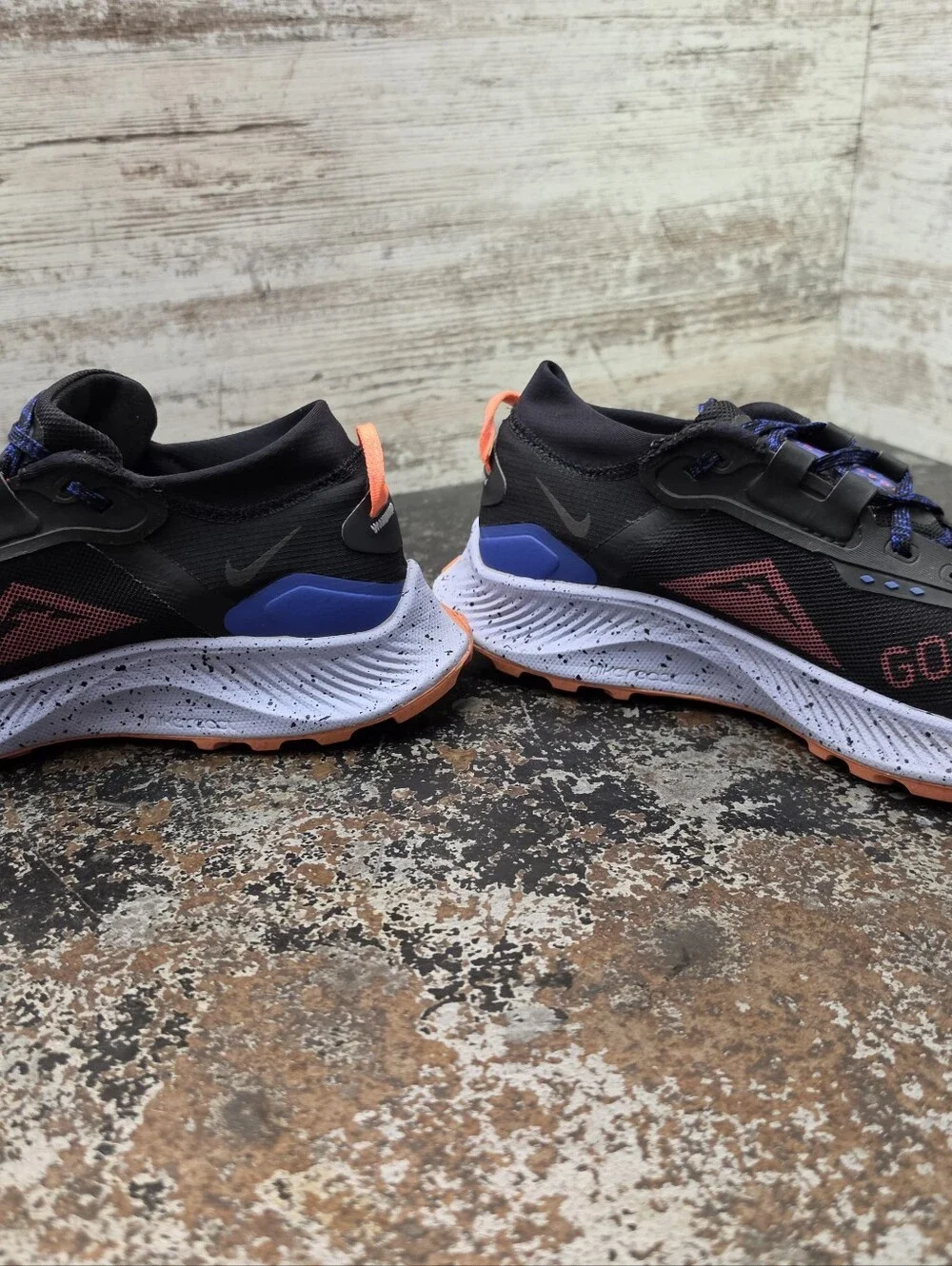 Womens Nike Pegasus Trail Goretex 3 Running Shoes Sz 8.5 Used DC8794 002